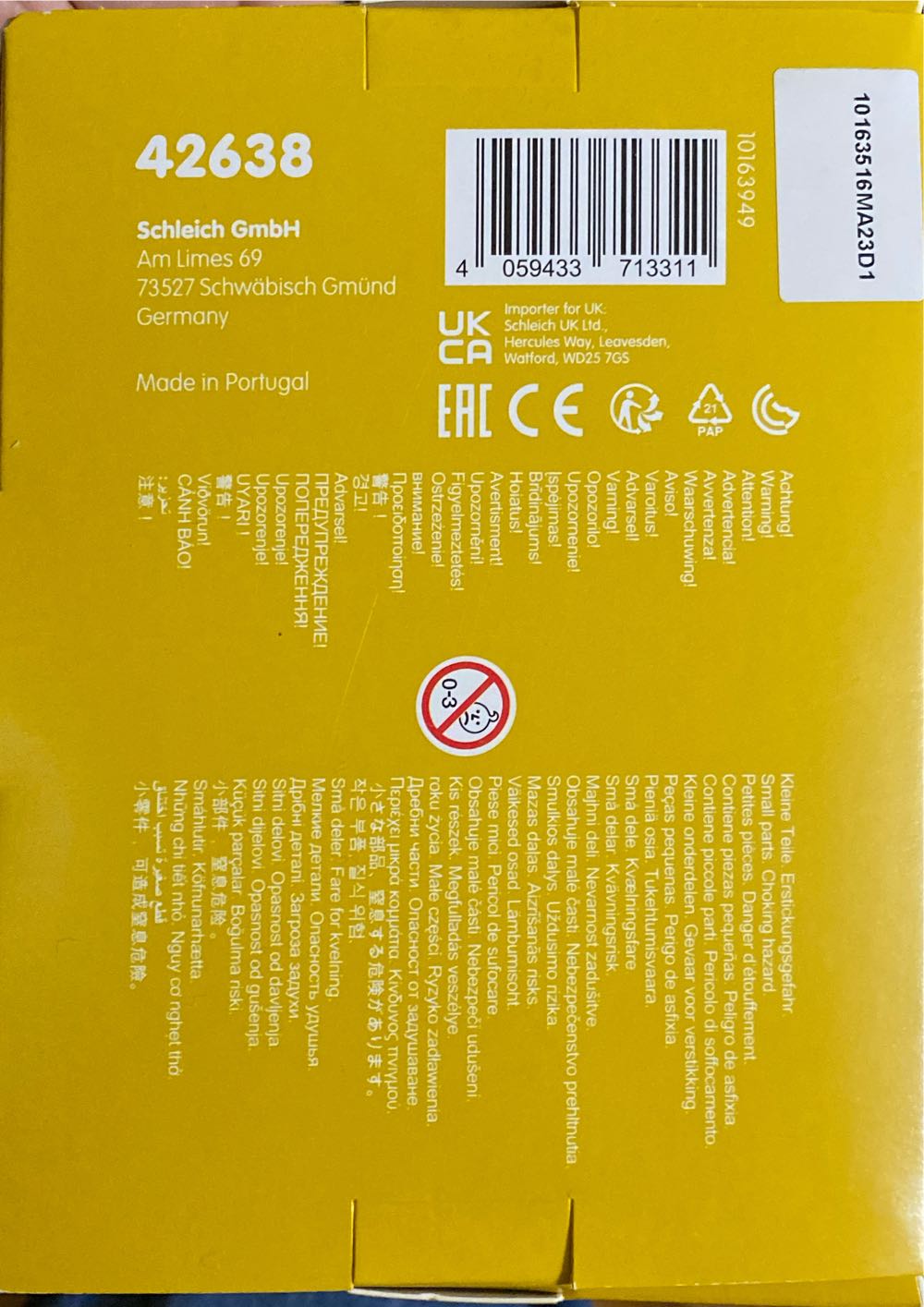 Schleich Wizarding World Of Harry Potter 2-piece Set With Hagrid & Fang Figurines - Harry Potter vinyl figure collectible [Barcode 4059433713311] - Main Image 3