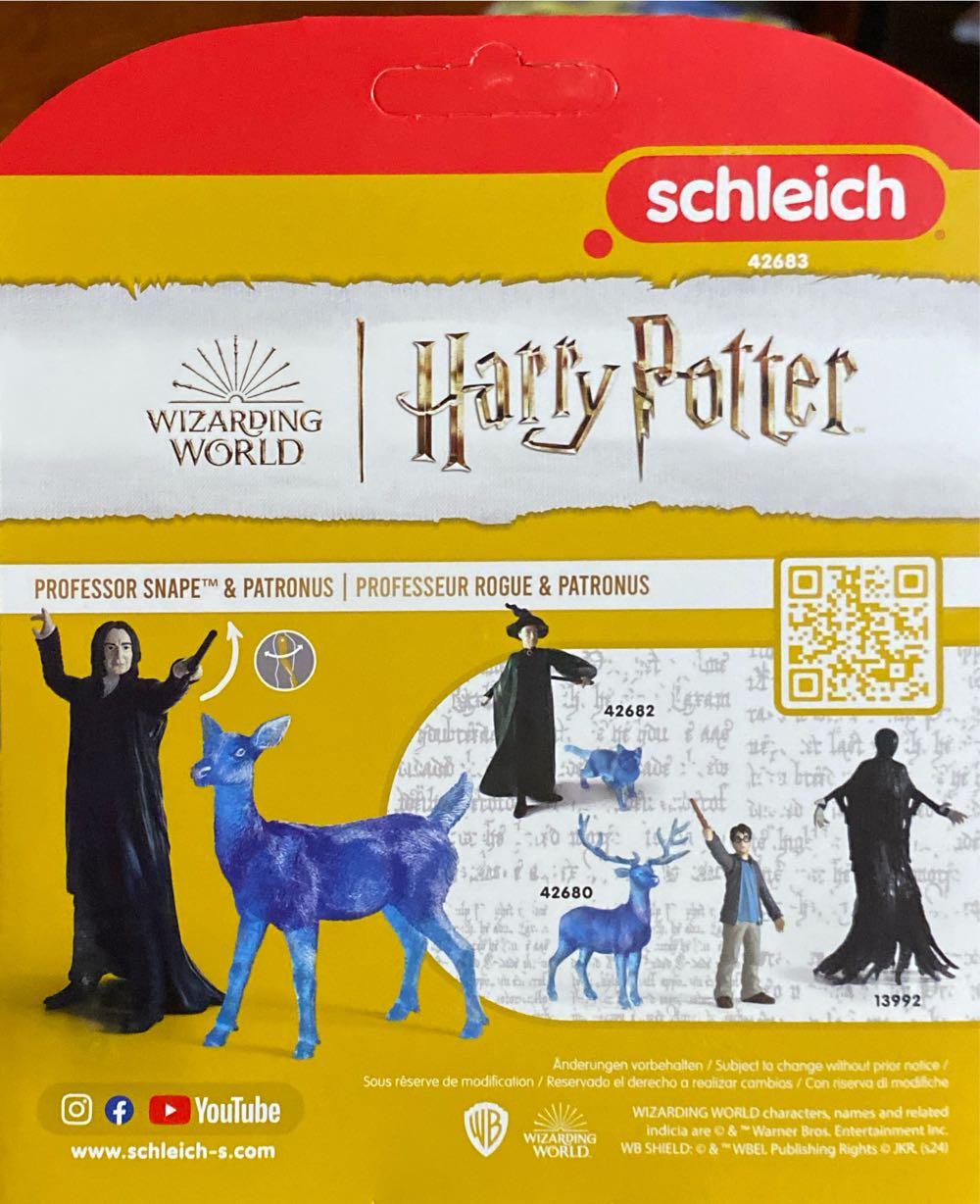 Schleich Wizarding World Of Harry Potter Collectible Professor  Snape™ & Patronus - Harry Potter vinyl figure collectible [Barcode 4059433747699] - Main Image 4