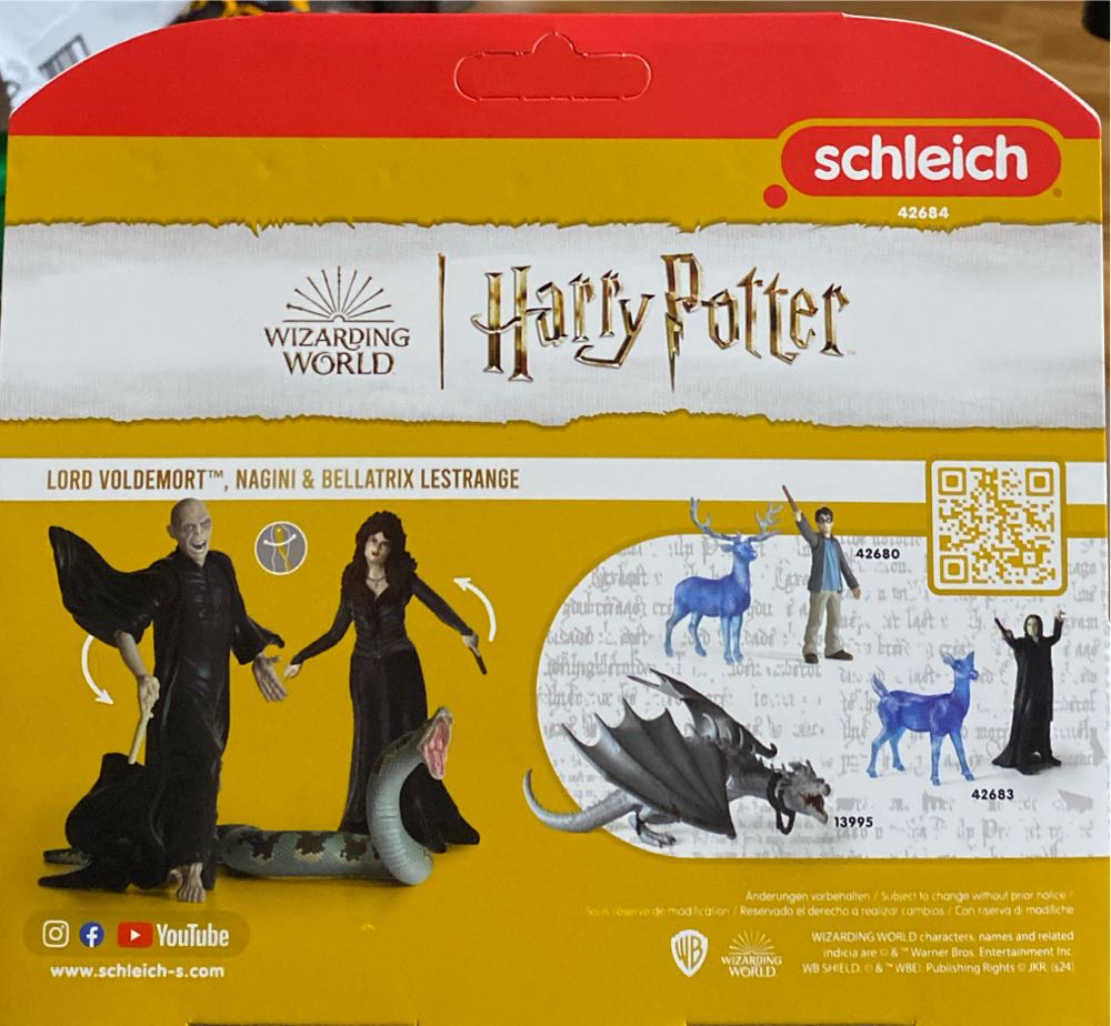 Schleich Wizarding World Of Harry Potter 3-piece Collectible Set With Voldemort Nagini And Bellatrix Lestrange Figurines - Harry Potter vinyl figure collectible [Barcode 4059433747750] - Main Image 3