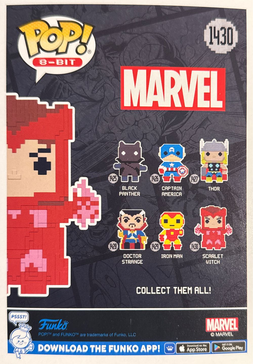 Scarlet Witch - Marvel Universe vinyl figure collectible [Barcode 889698827034] - Main Image 3