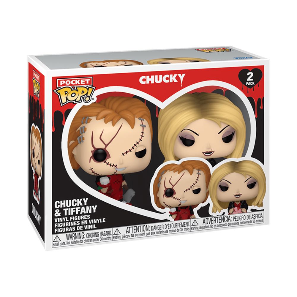 Chucky & Tiffany - Child’s Play vinyl figure collectible [Barcode 889698831017] - Main Image 2