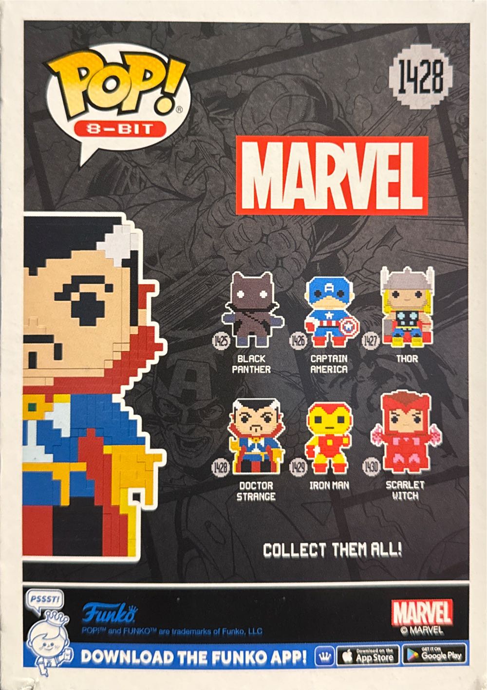 8-bit Doctor Strange  vinyl figure collectible [Barcode 889698827010] - Main Image 2