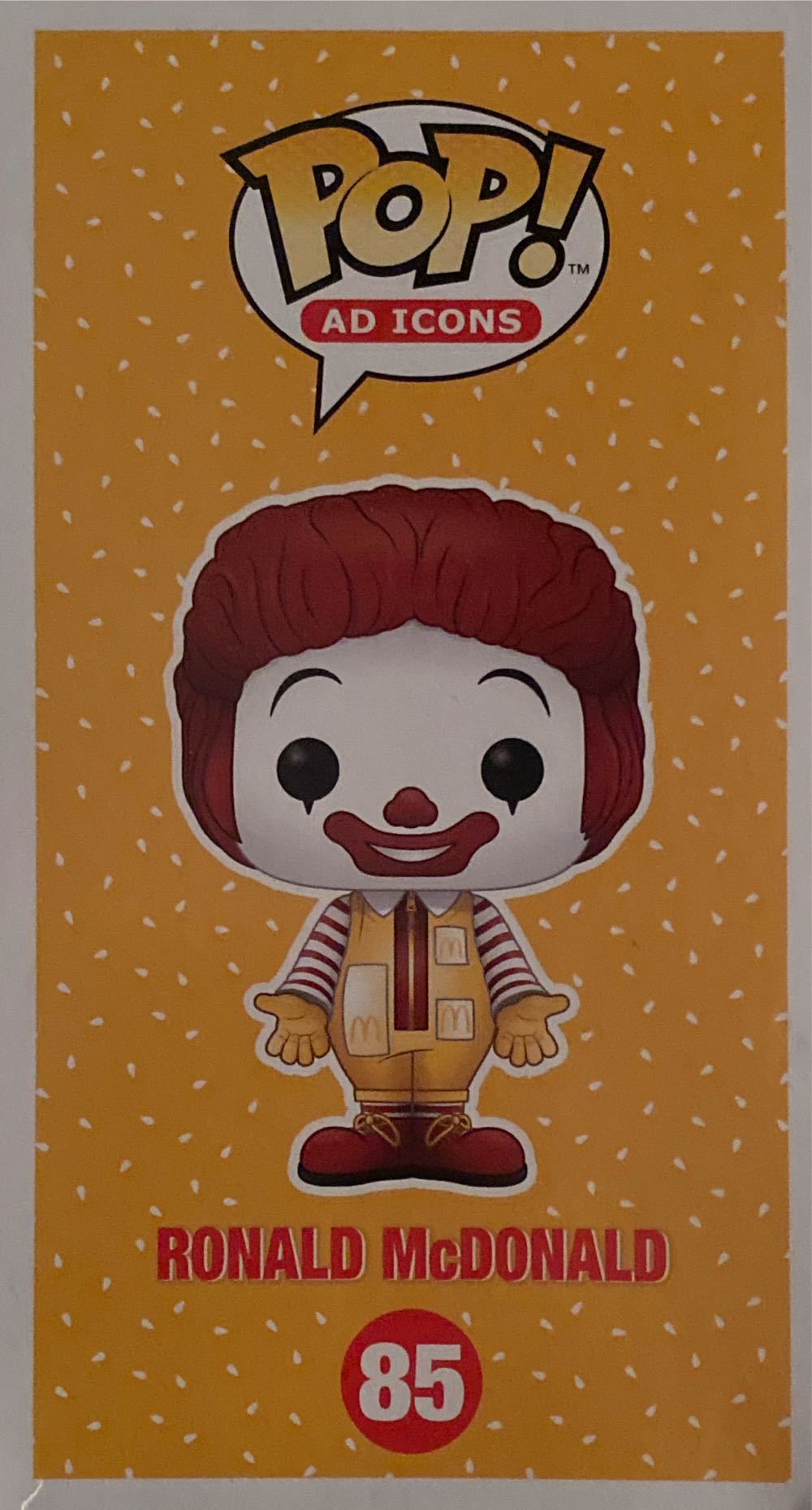 McDonald’s: Ronald McDonald  vinyl figure collectible [Barcode 889698457224] - Main Image 3