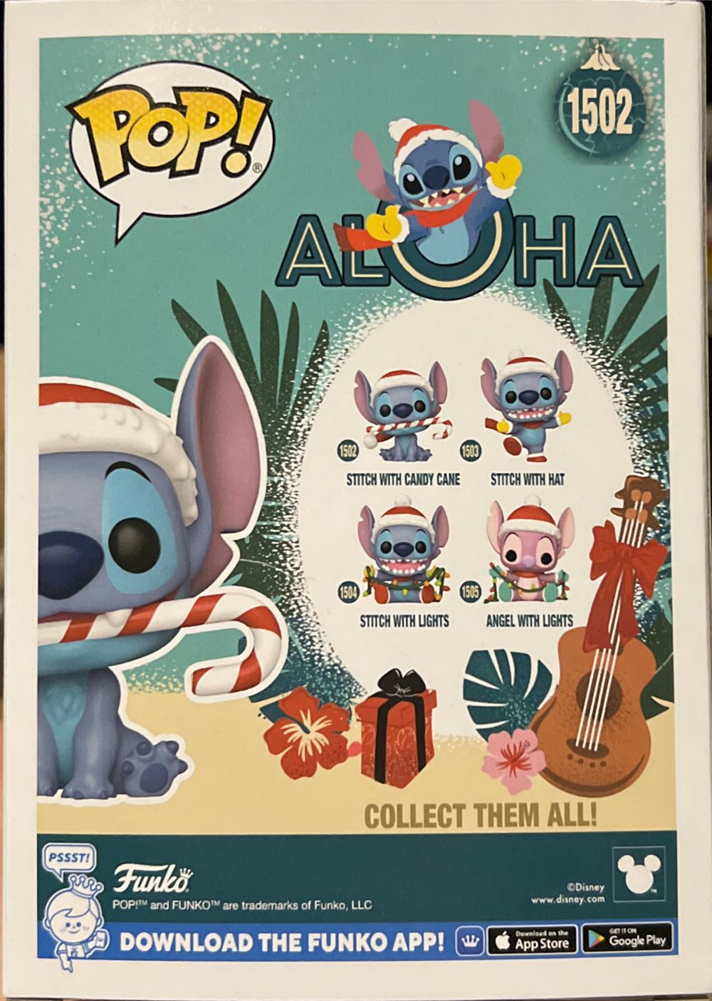 Stitch with Candy Cane - Lilo and Stitch vinyl figure collectible [Barcode 889698800365] - Main Image 2