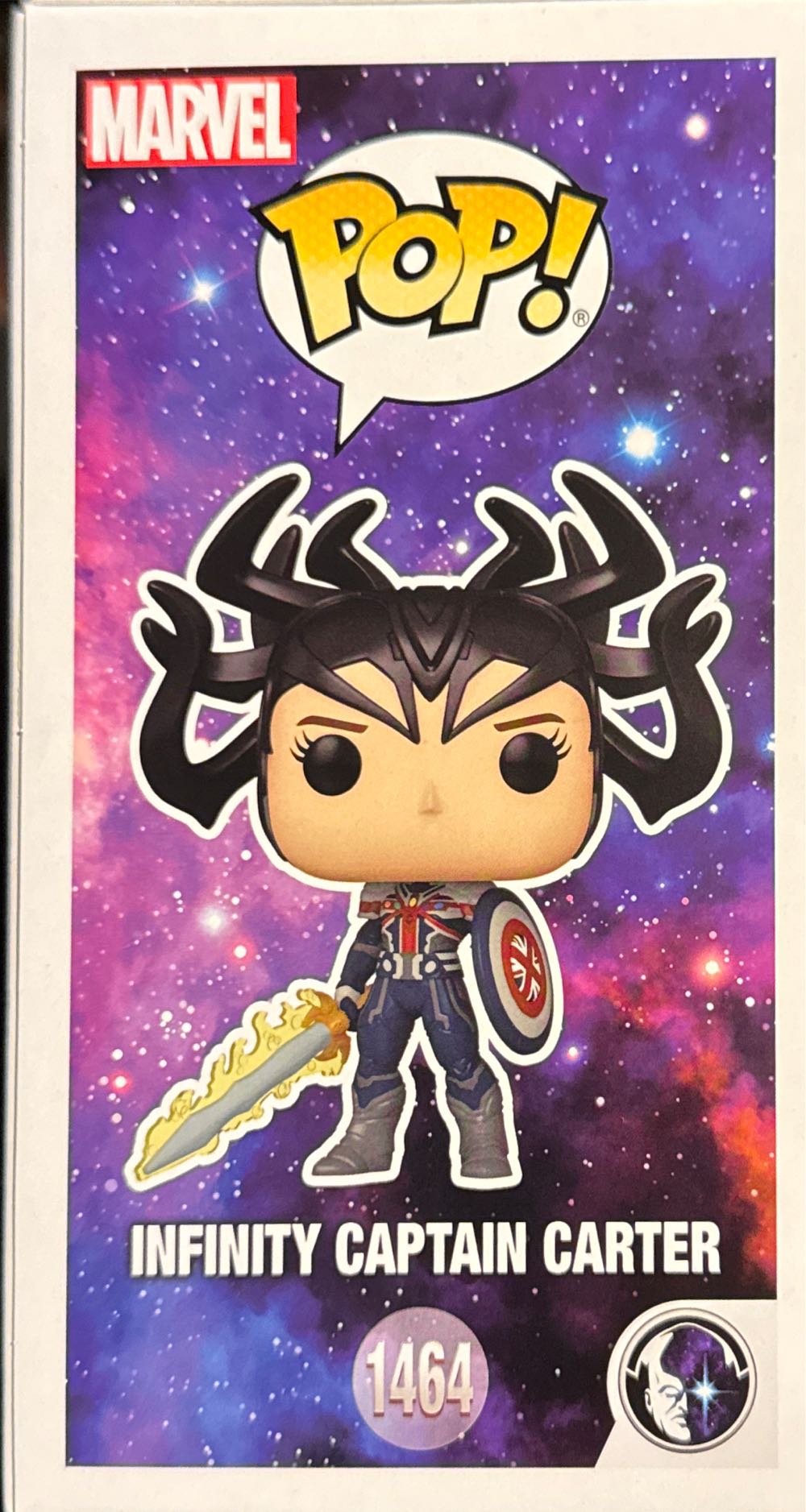 Infinity Captain Carter - What If...? vinyl figure collectible [Barcode 889698680462] - Main Image 3