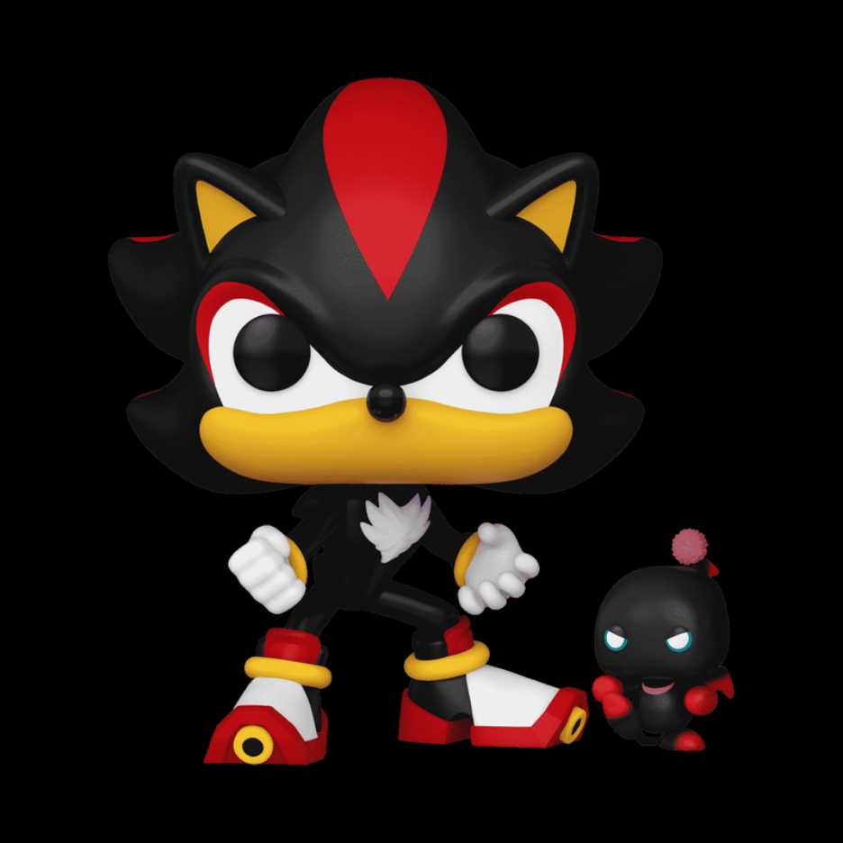 Sonic Shadow With Dark Chao - 1035 Funko Pop Games - Sonic the Hedgehog vinyl figure collectible [Barcode 889698803083] - Main Image 3