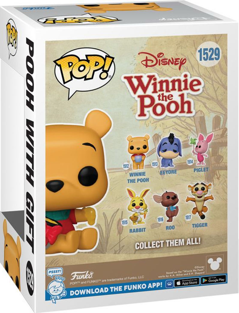 Pooh With Gift - Winnie the Pooh vinyl figure collectible [Barcode 889698828765] - Main Image 2