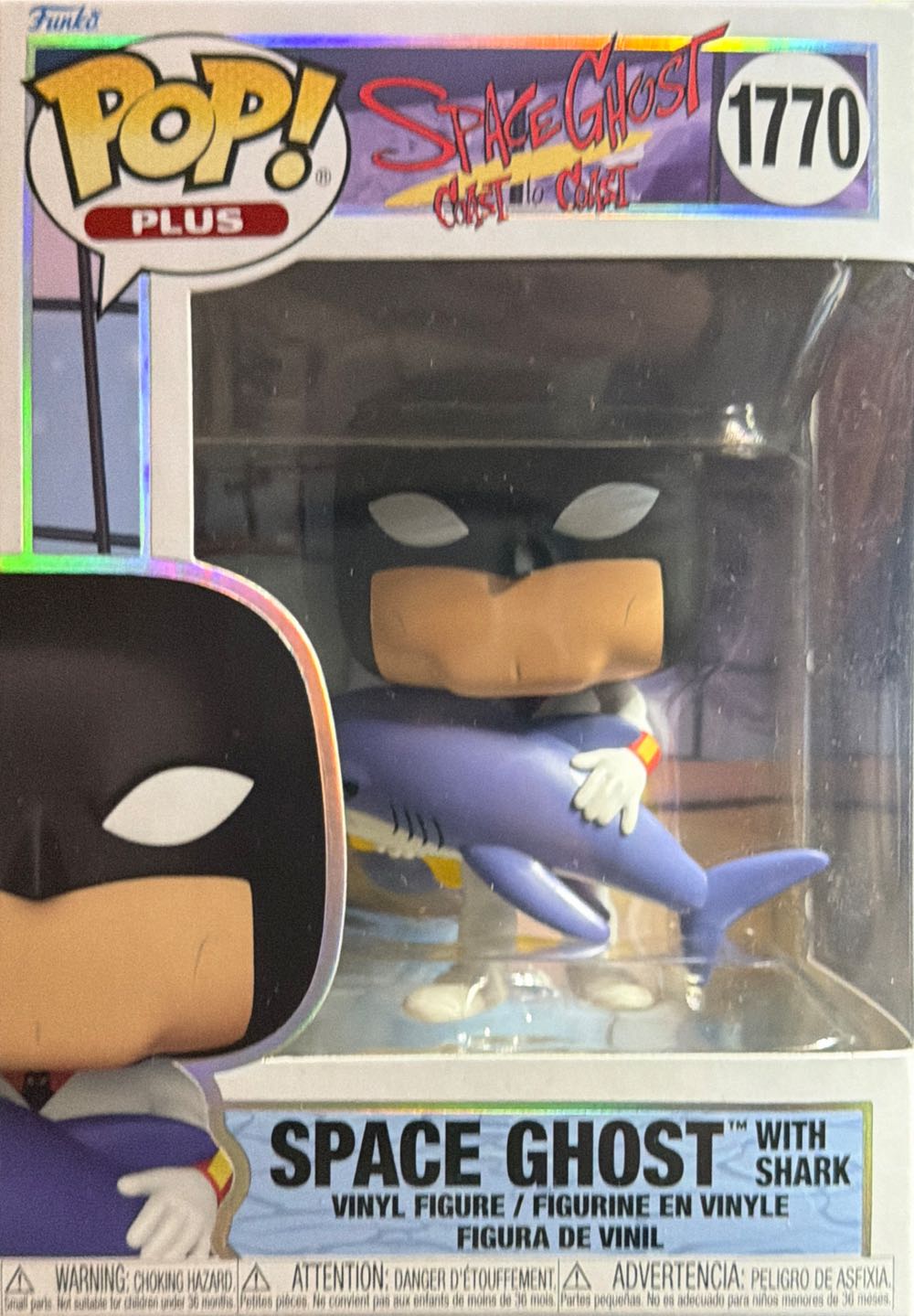 Space Ghost <With Shark>  vinyl figure collectible [Barcode 889698837644] - Main Image 4