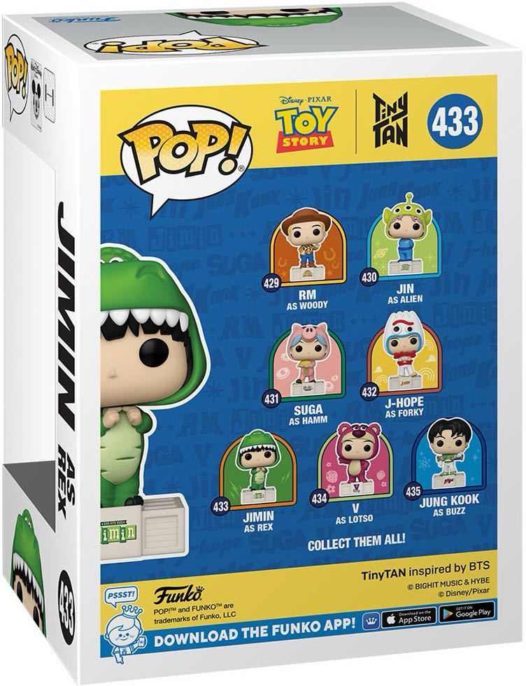 Jimin As Rex - BTS vinyl figure collectible [Barcode 889698842914] - Main Image 2