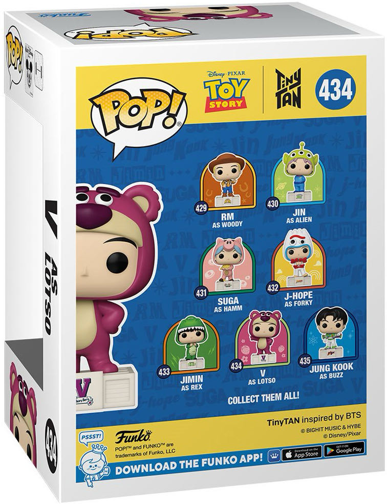 Funko Pop! V As Lotso - BTS vinyl figure collectible [Barcode 889698842969] - Main Image 2