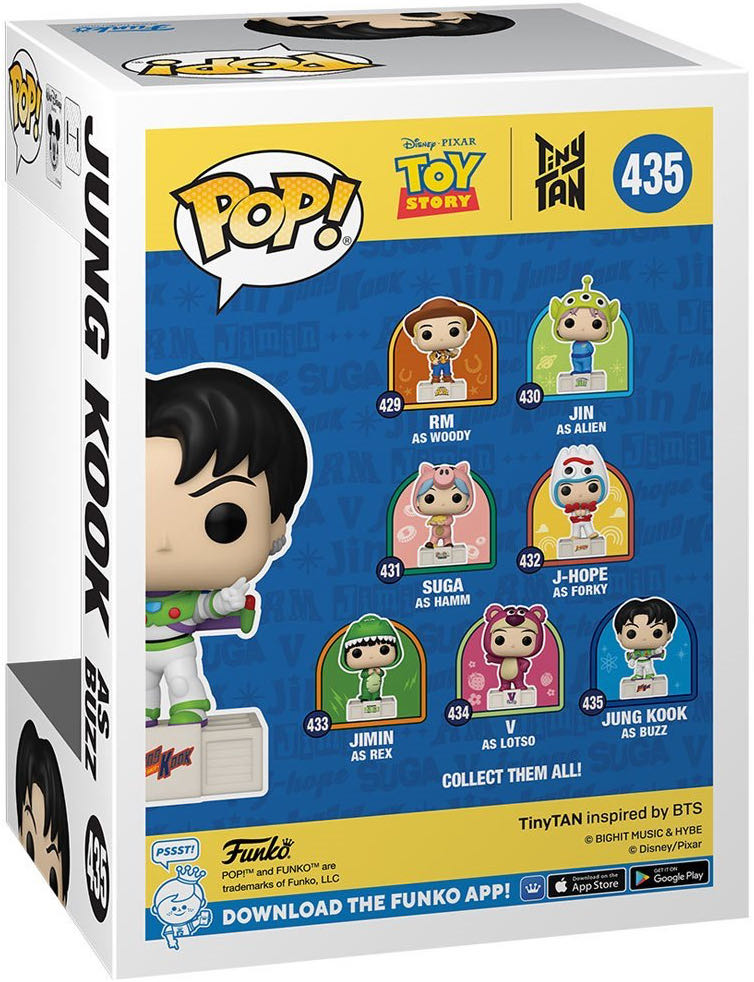 Jung Kook As Buzz - BTS vinyl figure collectible [Barcode 889698842938] - Main Image 2