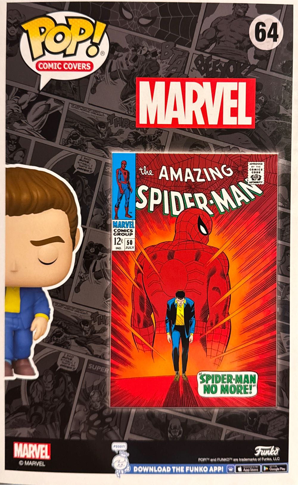 Comic Cover Peter Parker 50 - Spider-Man vinyl figure collectible [Barcode 889698846011] - Main Image 2