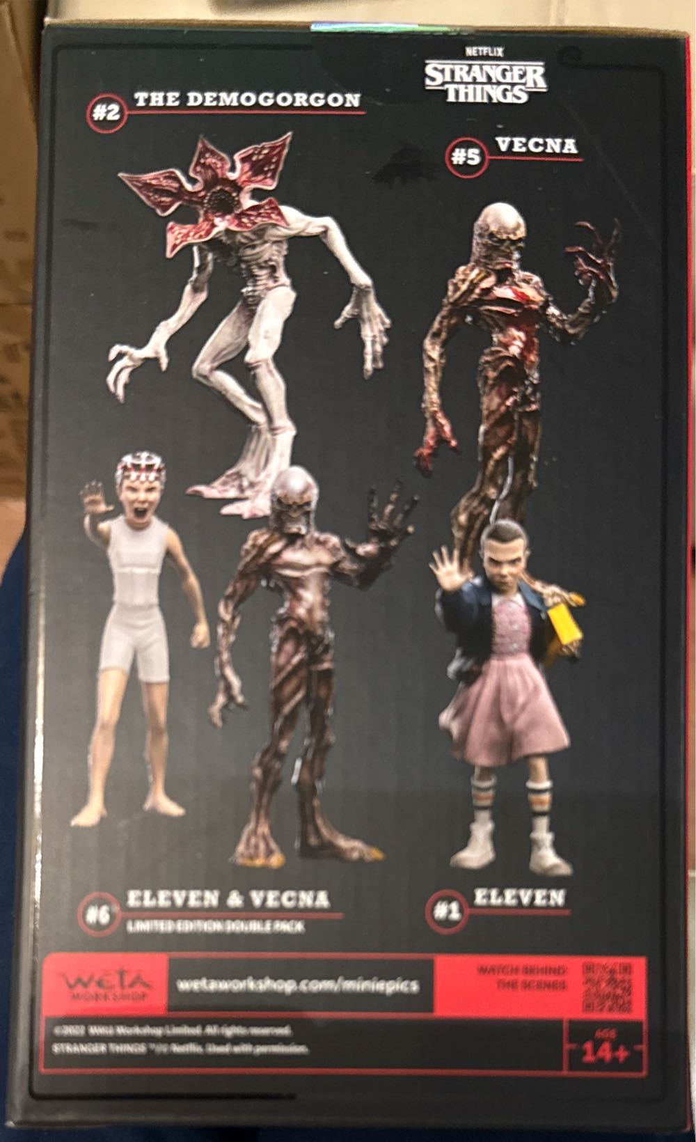 Eleven Powered Things Mini Epics Stranger Things Eleven Powered Mini Powered Weta Season 4 Workshop 15 4 Statue Netflix Sealed New - Stranger Things vinyl figure collectible [Barcode 9420024739044] - Main Image 2