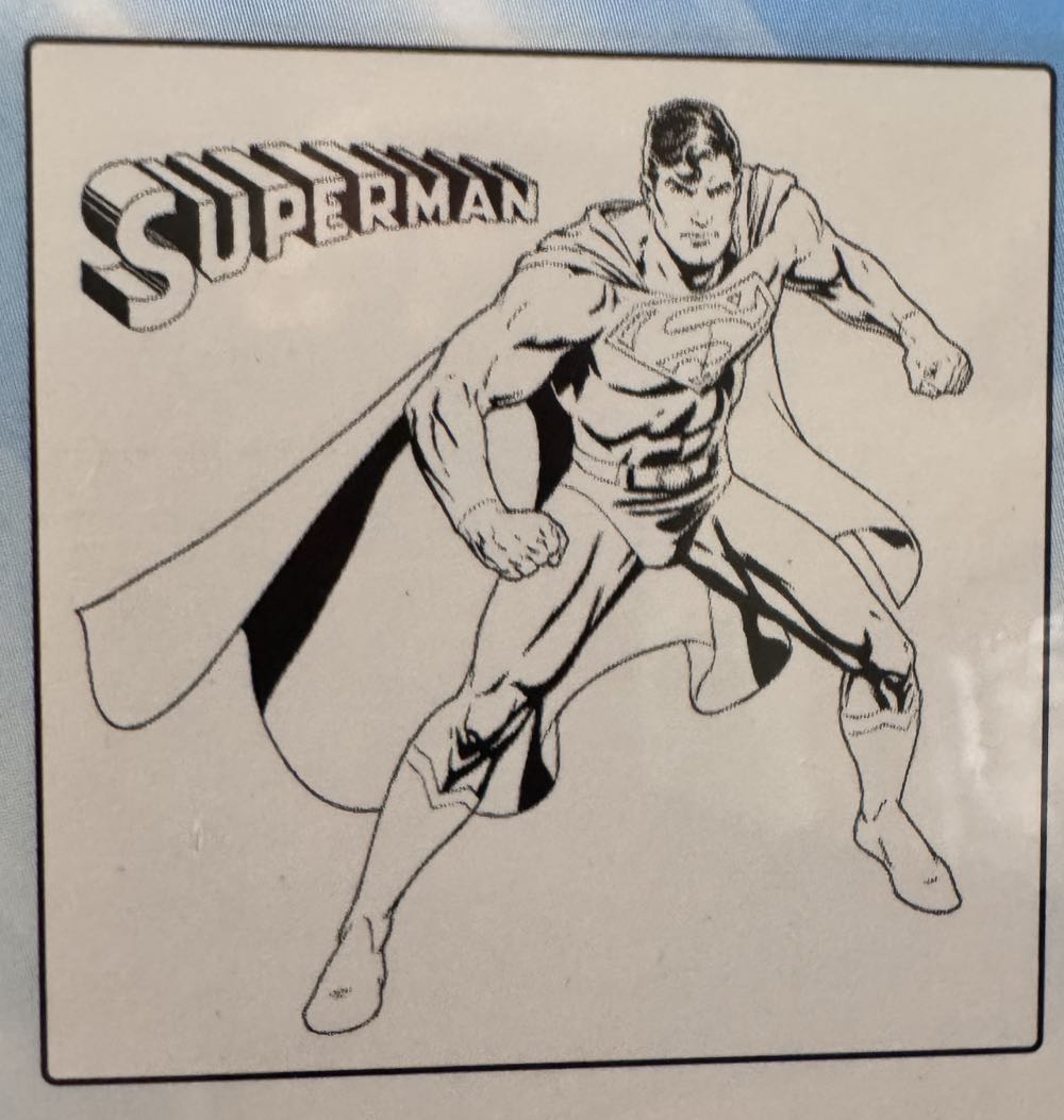 Justice league 2025  16 month coloring wall calendar  vinyl figure collectible - Main Image 3