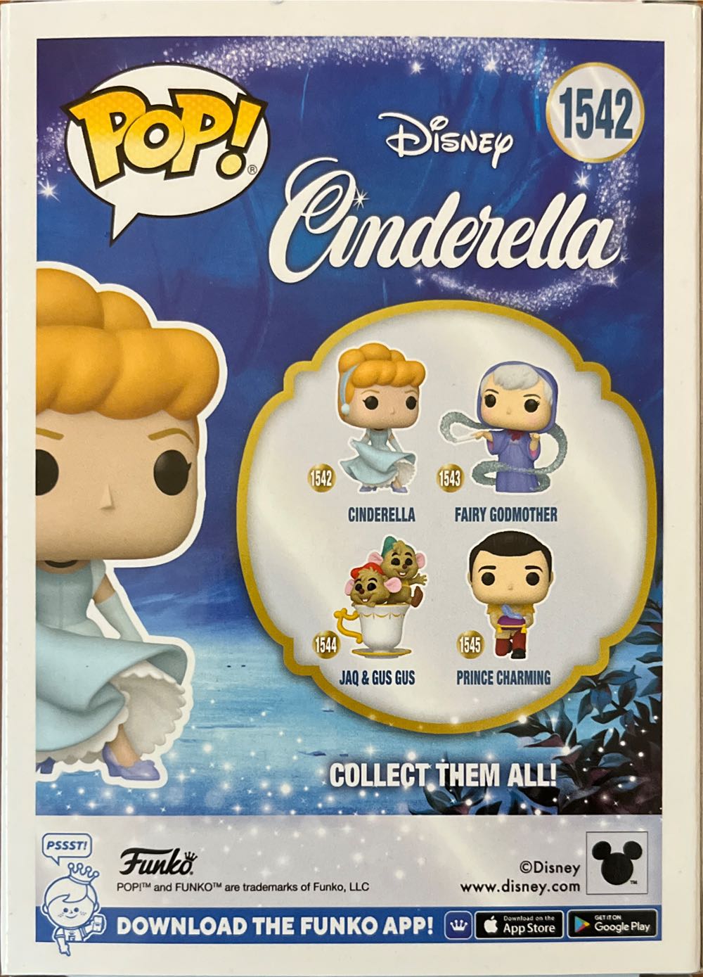 Cinderella - Cinderella vinyl figure collectible [Barcode 889698834568] - Main Image 2