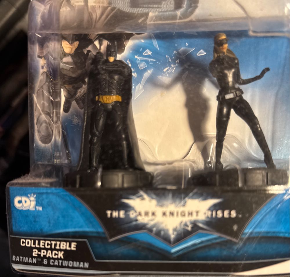 Cdi The Dark Knight Rises Batman & Catwoman 2 Pack Collectible Batman Mini 2” Batman: Set  vinyl figure collectible [Barcode 045672468048] - Main Image 2