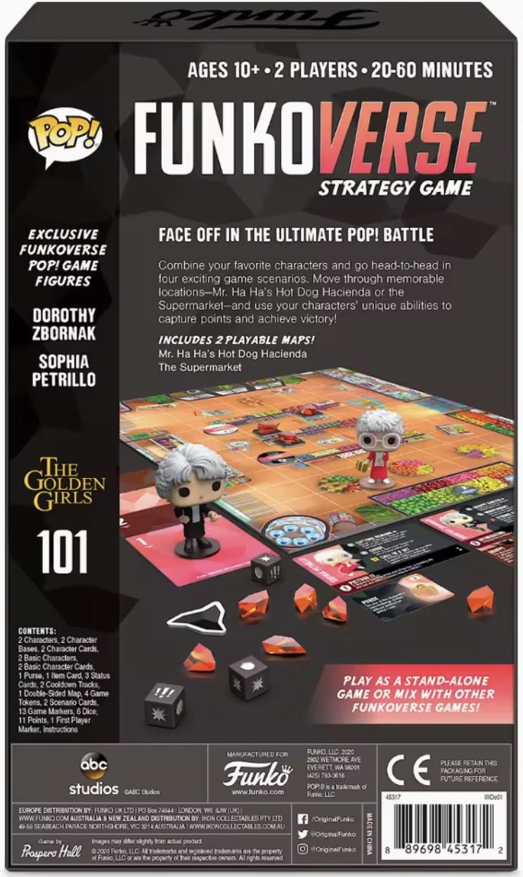 Funko Pop Funkoverse Pop! Board Game Golden Girls 2 Pack Dorothy & Sophia - Golden Girls vinyl figure collectible [Barcode 889698453172] - Main Image 2