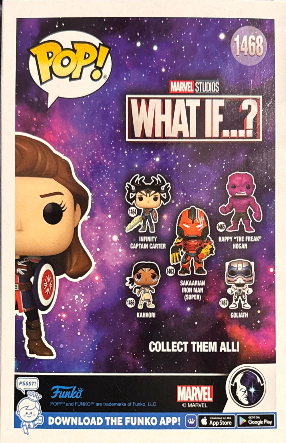 Captain Carter - What If...? vinyl figure collectible [Barcode 889698680400] - Main Image 2
