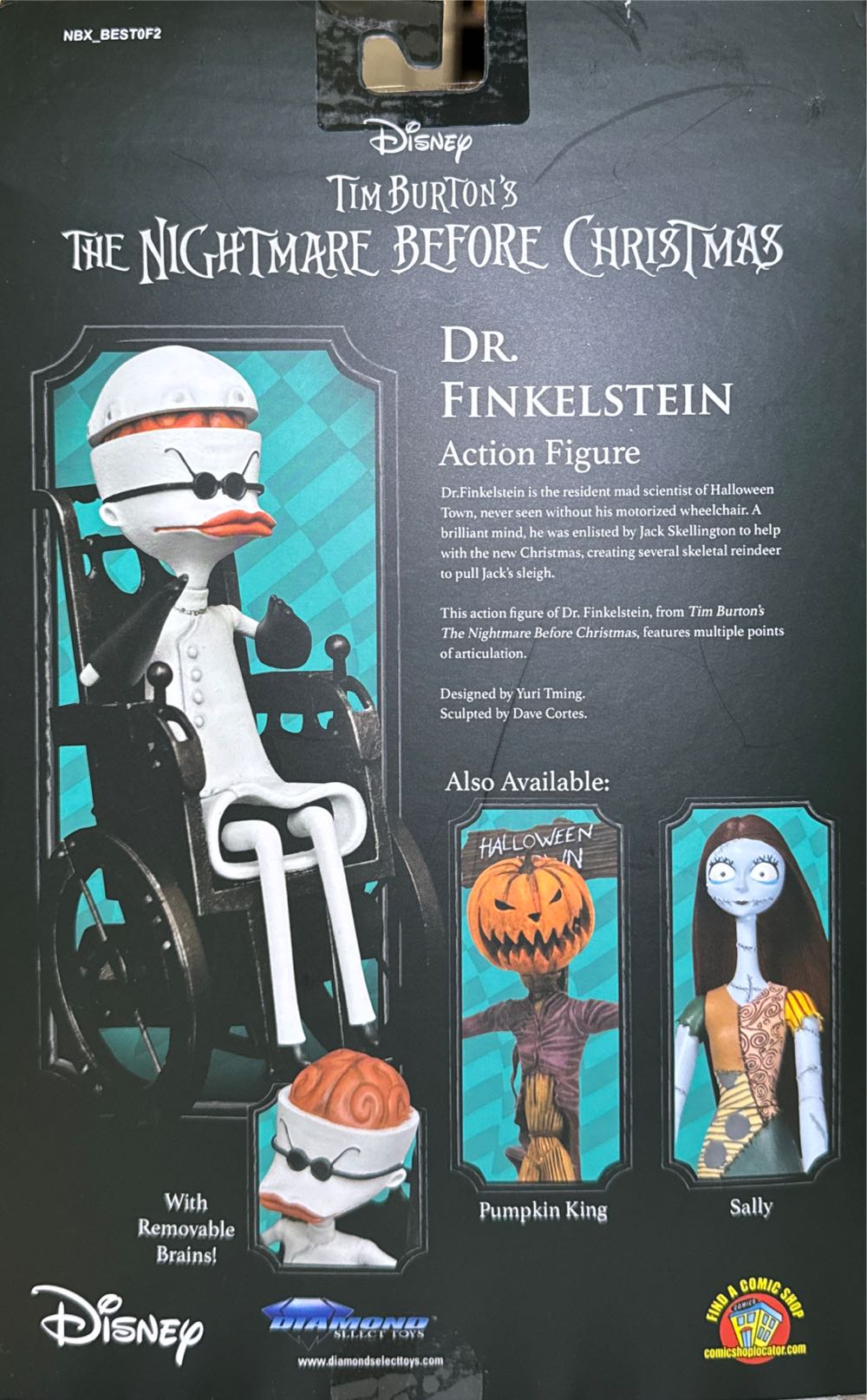 Dr. Finkelstein  vinyl figure collectible [Barcode 699788842485] - Main Image 2