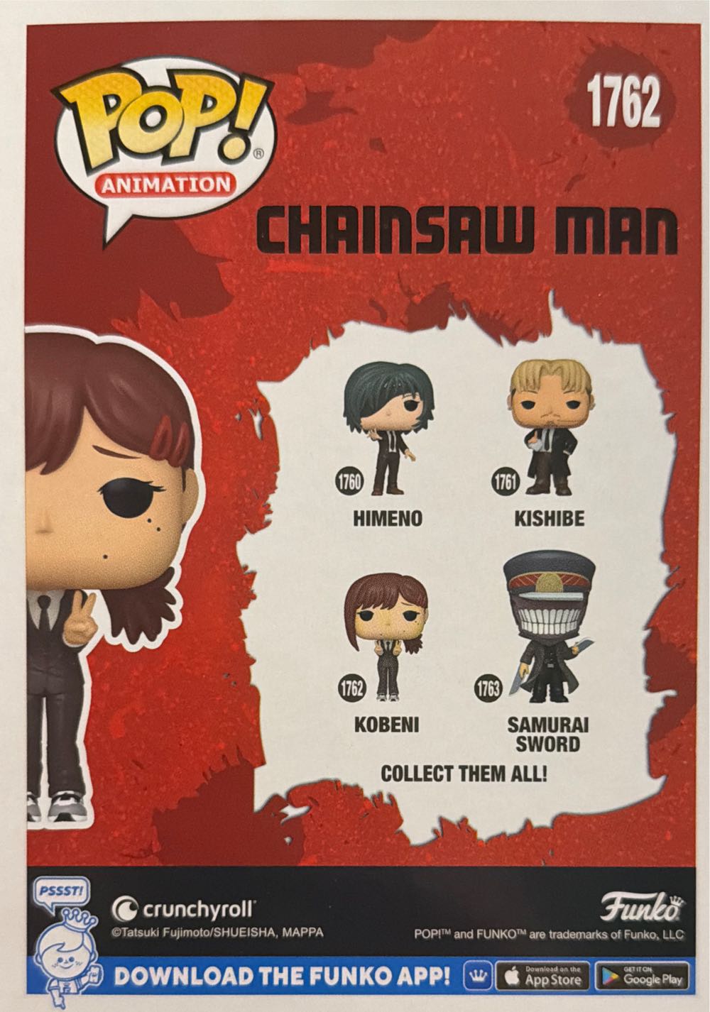 Chainsaw Man: Kobeni, #1762  vinyl figure collectible [Barcode 889698836302] - Main Image 2