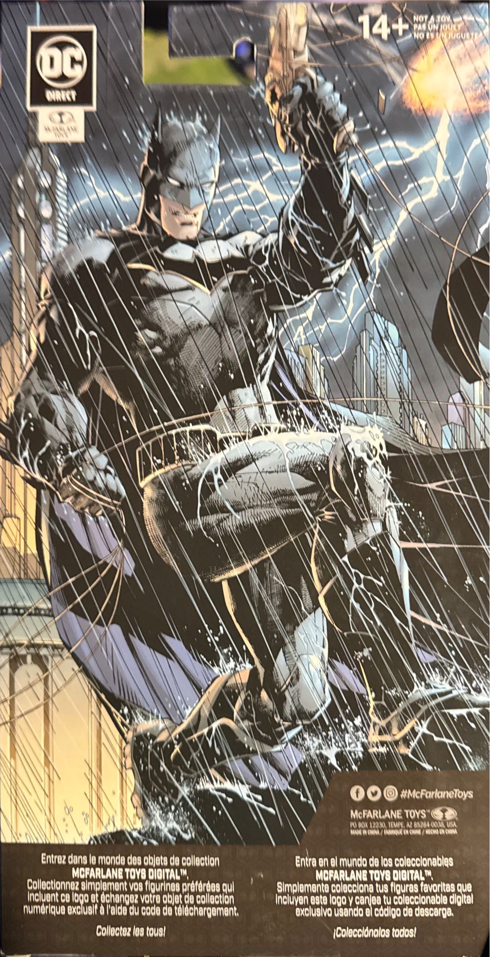 Mcfarlane Toys Dc Direct Batman Dc Rebirth 7in Action Figure With Digital Collectible - DC Universe vinyl figure collectible [Barcode 787926171440] - Main Image 2