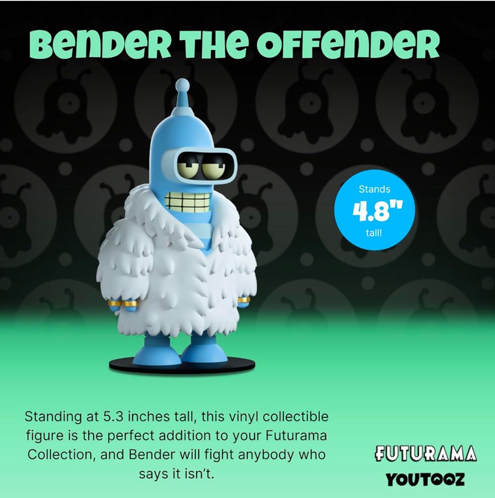 Bender the Offender - Futurama vinyl figure collectible - Main Image 3