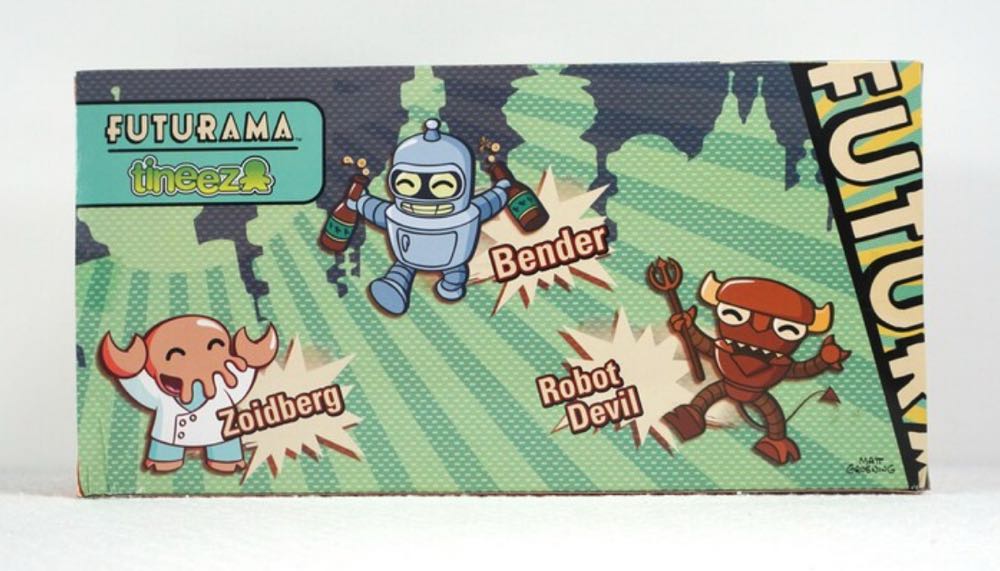 Futurama Tineez Series 1: Bender Zoidberg and Devil Robot Box Set - Futurama vinyl figure collectible - Main Image 2