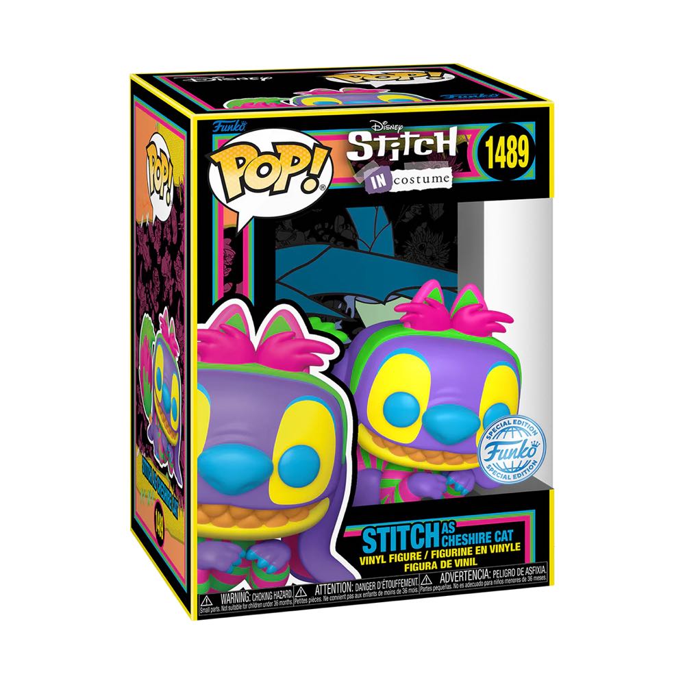 Funko Pop! Disney Stitch As Cheshire Cat Chechire Costu  vinyl figure collectible [Barcode 889698848237] - Main Image 2