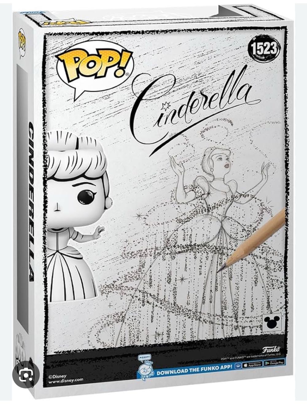 Cinderella - Disney vinyl figure collectible [Barcode 889698809368] - Main Image 3