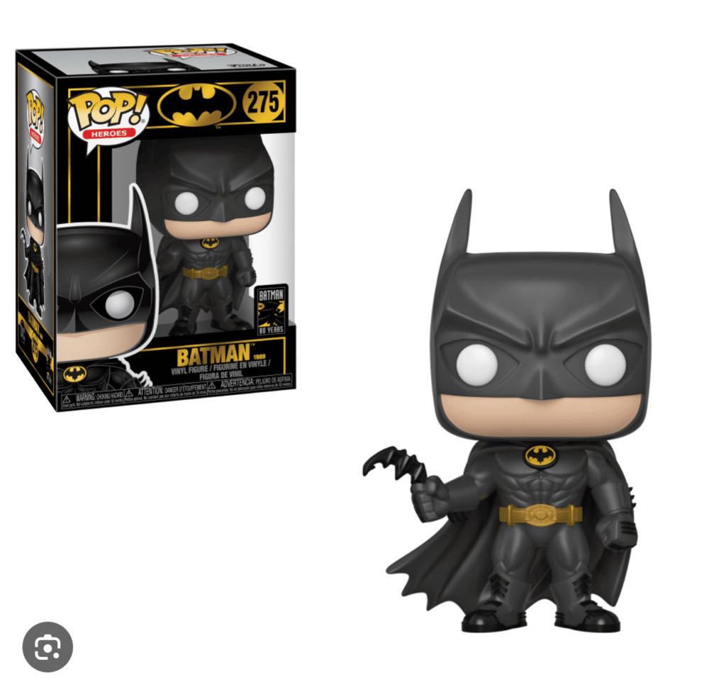 Funko Pop! Heroes: Batman 80th Batman Multicolor Standard  vinyl figure collectible [Barcode 0889698372480] - Main Image 2