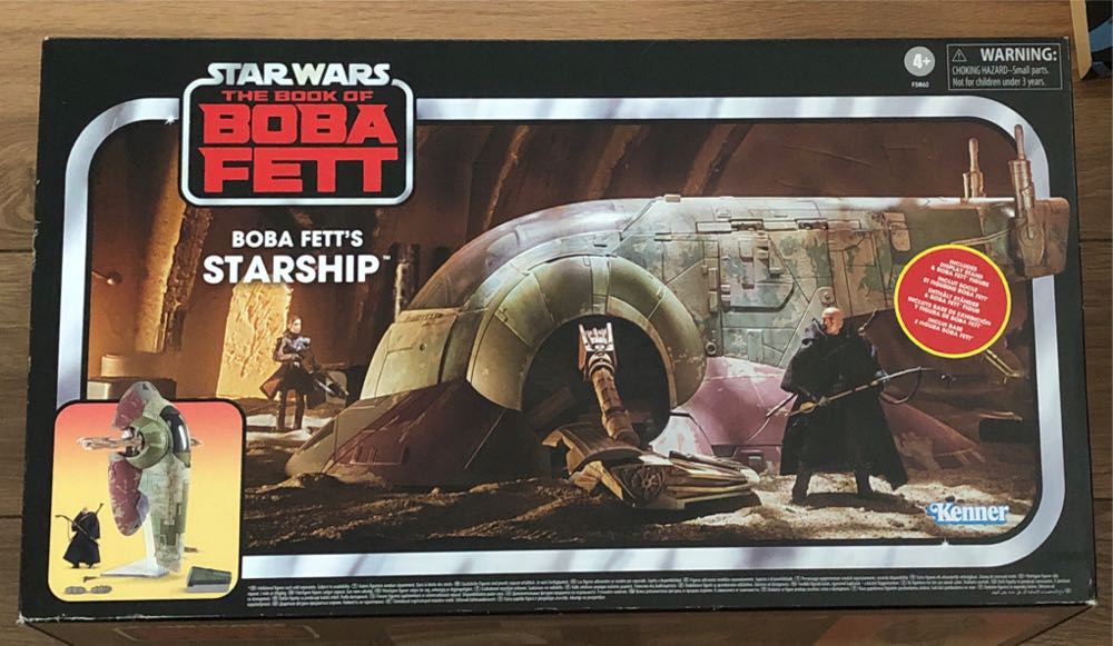Star Wars The Vintage Collection Boba Fett’s Starship Toy 3.75-inch-scale The Book Of Boba Fett Vehicle  vinyl figure collectible [Barcode 5010994207700] - Main Image 2
