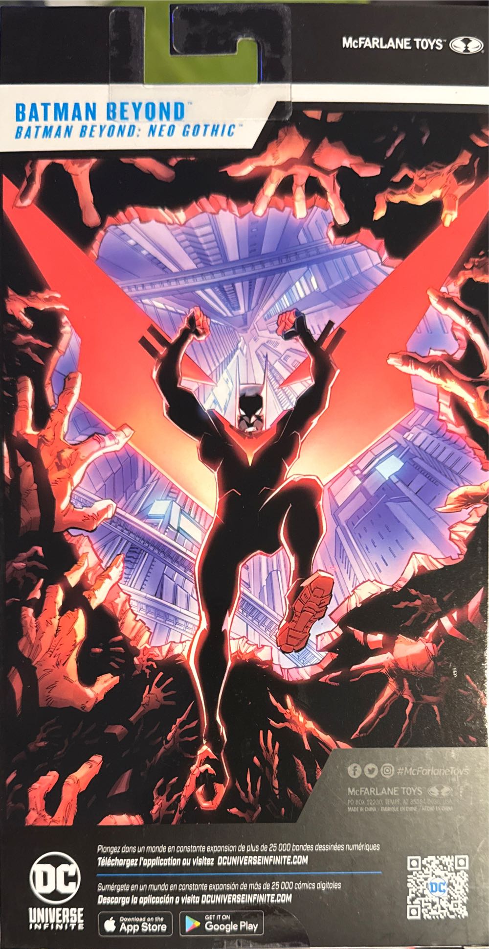 Mcfarlane Toys Dc Multiverse Batman Beyond Neo Gothic 7in Action Figure  vinyl figure collectible [Barcode 787926173093] - Main Image 2