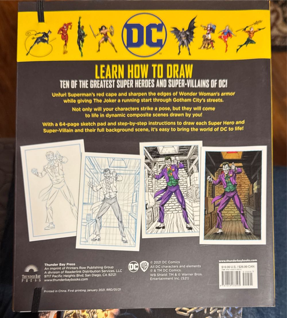 How To Draw: Dc - Heroes And Super Villains  vinyl figure collectible [Barcode 9781645173595] - Main Image 2