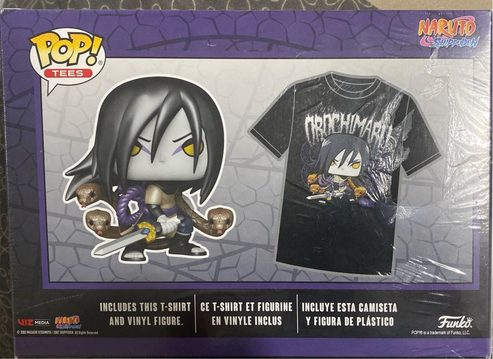 Funko Pop! Tee Naruto Hippuden Orochimaru Metallic Exclusive T Hirt Ize Shippuden Shirt Size & - Naruto Shippuden vinyl figure collectible [Barcode 889698745338] - Main Image 2
