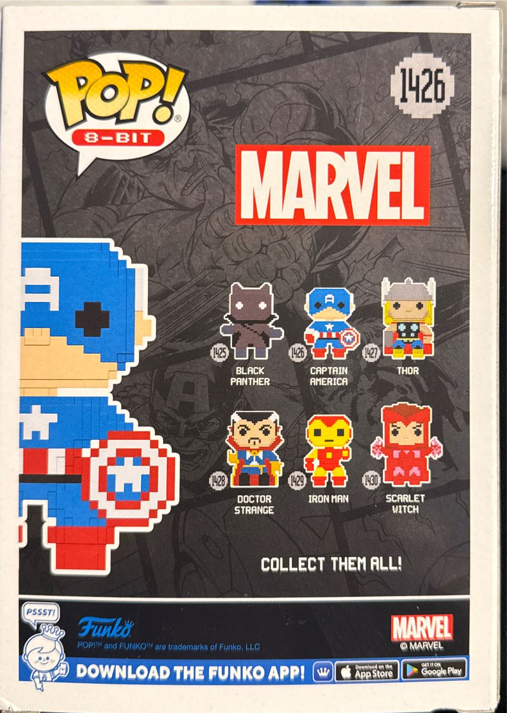 Captain America - Marvel Universe vinyl figure collectible [Barcode 889698827003] - Main Image 2