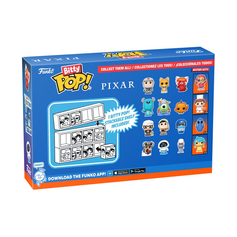 Disney Pixar - Pack 1 - FUNKOPOP - Bitty Pop  vinyl figure collectible [Barcode 889698754682] - Main Image 2