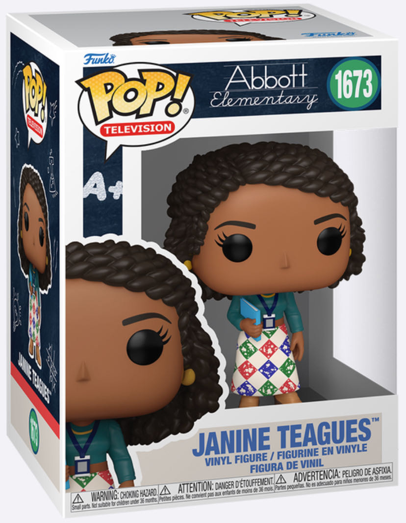 Abbott Elementary: Janine Teagues  vinyl figure collectible [Barcode 889698834803] - Main Image 2