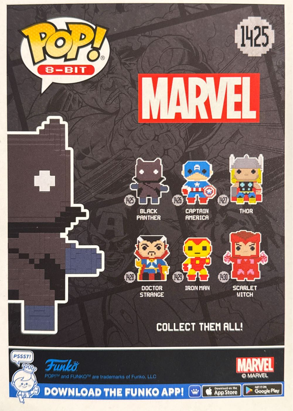 Black Panther  vinyl figure collectible [Barcode 889698824804] - Main Image 3