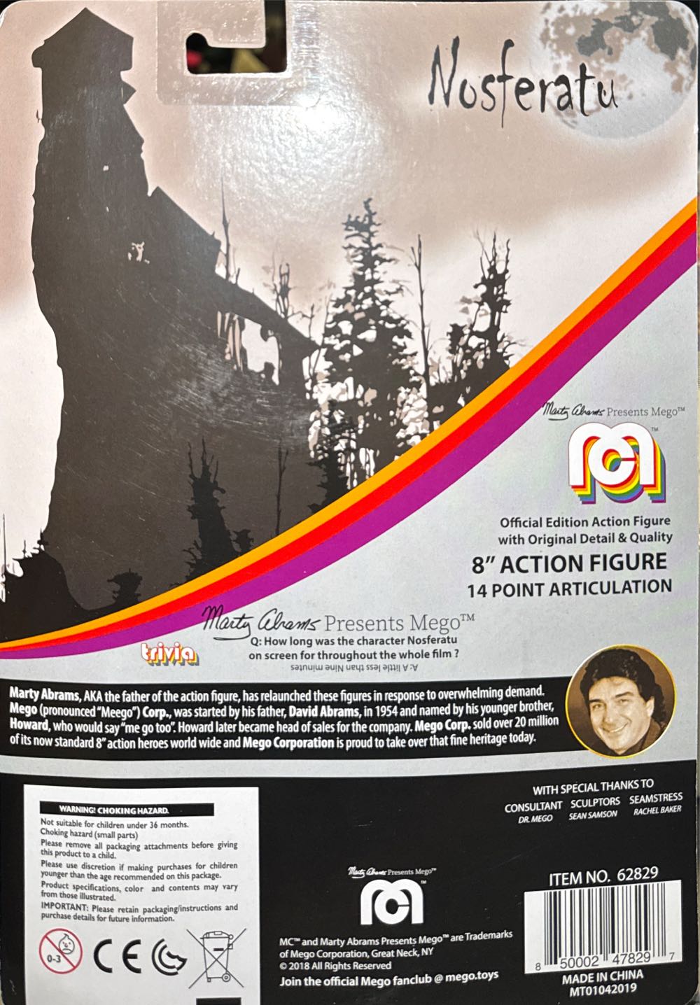 Count Orlok - Nosferatu vinyl figure collectible [Barcode 850002478297] - Main Image 2