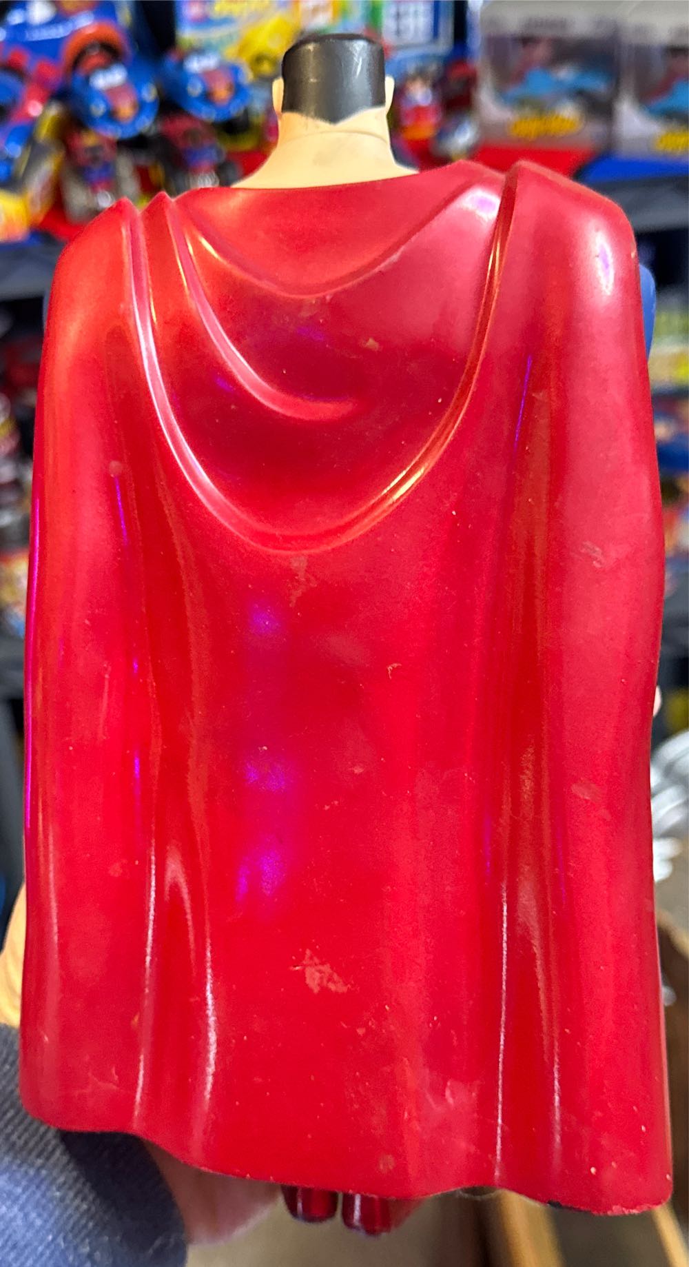 Superman Figure Silver Shield Logo  vinyl figure collectible - Main Image 2