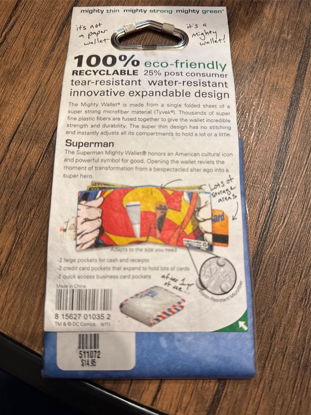 Superman Tyvek Wallet 2011  vinyl figure collectible - Main Image 2