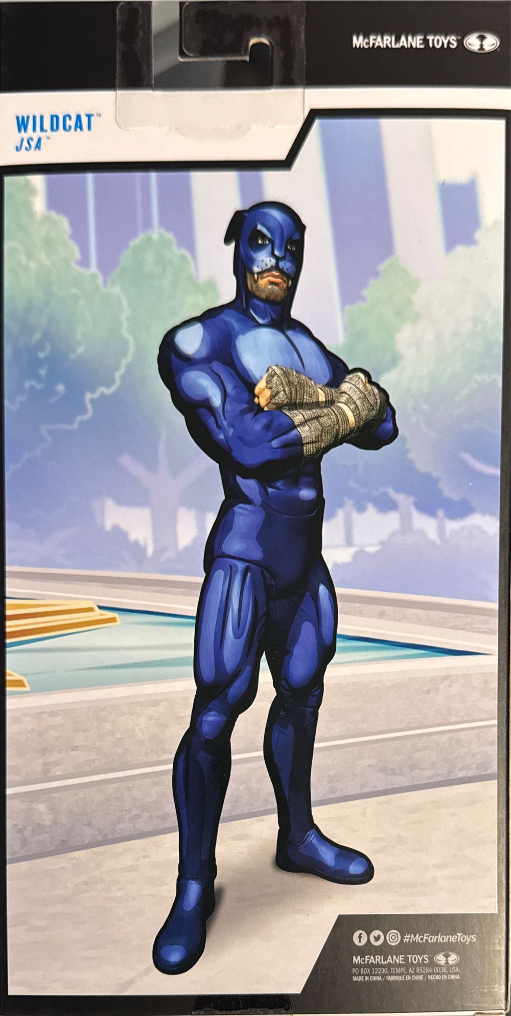 Label Action Jsa Mcfarlane Dc Multiverse Wildcat Jsa Gold Label Exclusive New Free Collection  vinyl figure collectible [Barcode 787926173581] - Main Image 2