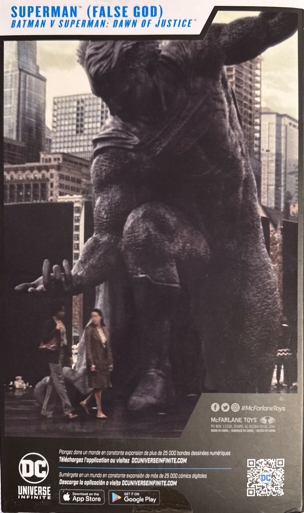 God Platinum Edition Action Mcfarlane Dc Multiverse Superman False God Action Platinum Edition New! False God Batman Chase New Bvs Armor Dawn 7” & Vs Superman: Of Justice Suit  vinyl figure collectible [Barcode 787926156881] - Main Image 2
