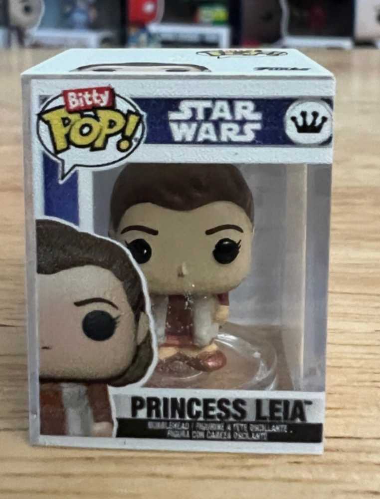 Bitty Pop: Star Wars-Princess Leia Hoth, Snowtrooper, Boba Fett & Princess Leia Bespin - Star Wars vinyl figure collectible [Barcode 889698836692] - Main Image 4