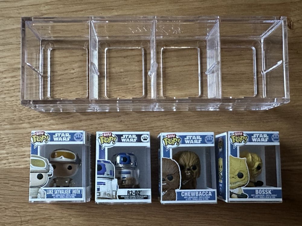 Luke Skywalker Hoth, R2-D2, Chewbacca, and Bossk - Star Wars vinyl figure collectible [Barcode 889698836685] - Main Image 3