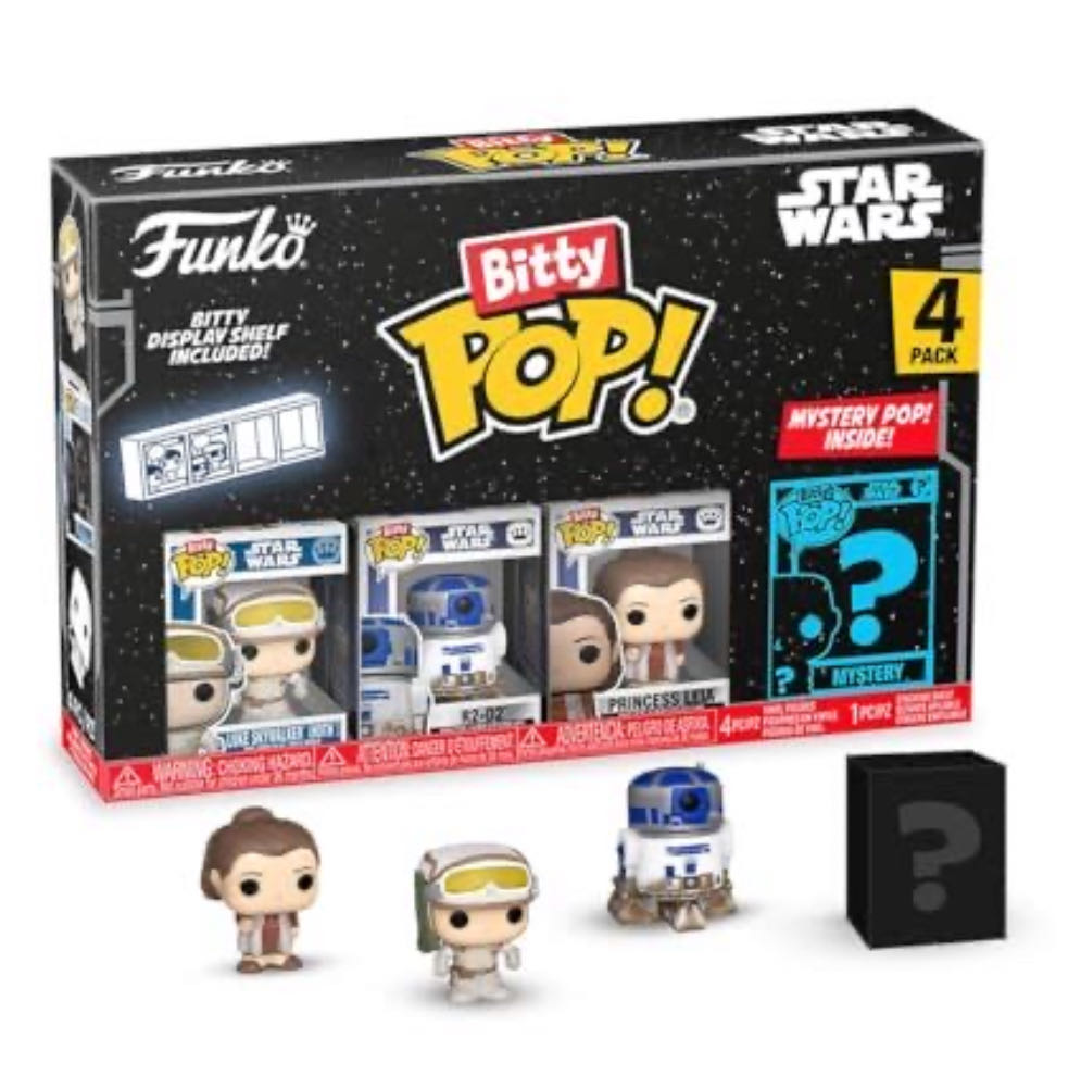 Luke Skywalker Hoth, R2-D2, Chewbacca, and Bossk - Star Wars vinyl figure collectible [Barcode 889698836685] - Main Image 4