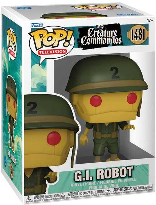 DC-Creature Commandos - G.I. Robot - DC Universe vinyl figure collectible [Barcode 889698810333] - Main Image 2