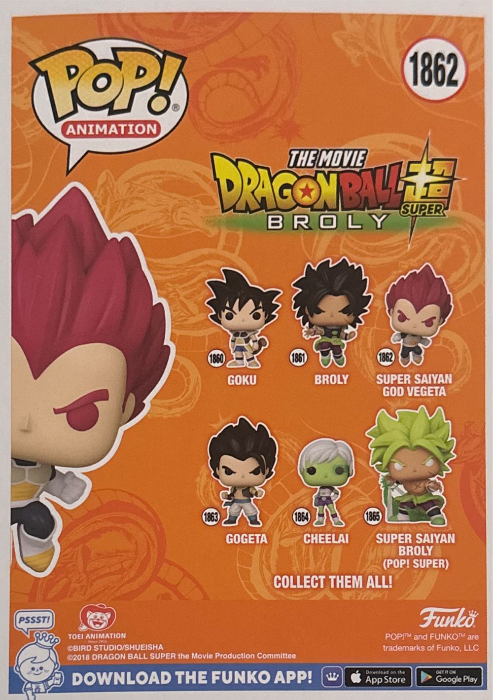 SSG Vegeta - Dragon Ball Z vinyl figure collectible [Barcode 889698803625] - Main Image 3