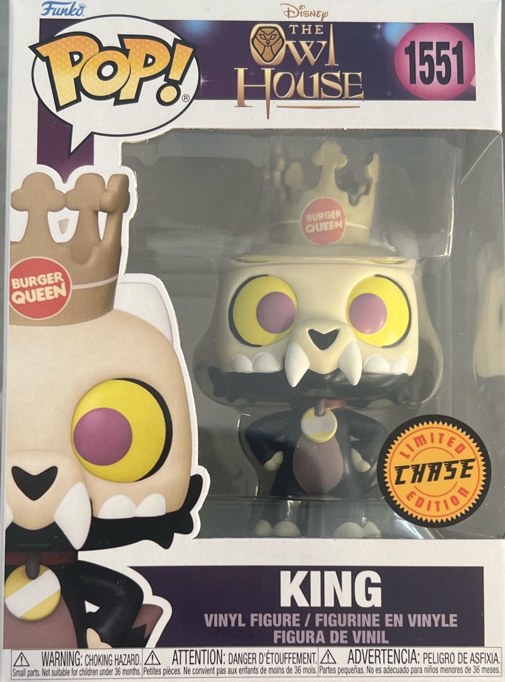 King  vinyl figure collectible [Barcode 889698837439] - Main Image 2