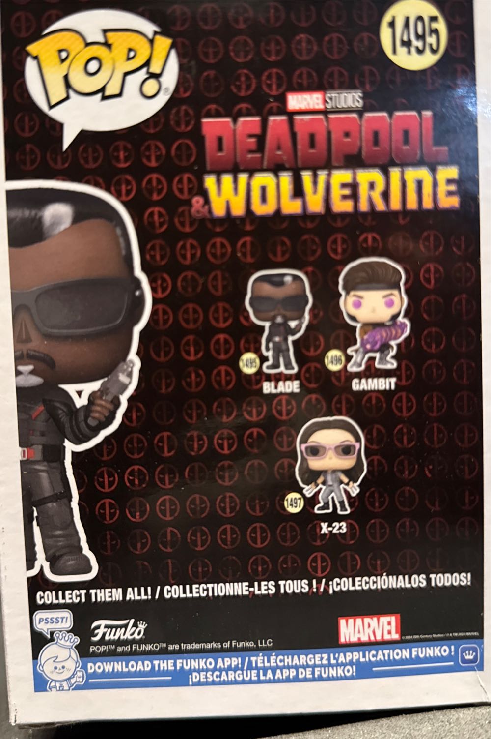 1495-Blade - Deadpool vinyl figure collectible [Barcode 889698848473] - Main Image 4